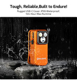 Olight Oclip Pro - Clip on Flashlight w/ Floodlight, Spotlight and Red Light