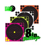 Pro-Shot Splatter Shot 8" Bullseye Target - Peel & Stick - 6pk