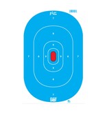 Pro-Shot 12"x18" Splattershot Silhouette Insert - High Vis Blue - Tag Paper - 8PK