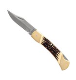 Uncle Henry Papa Bear Staglon 5" Lockback w/ Leather Sheath