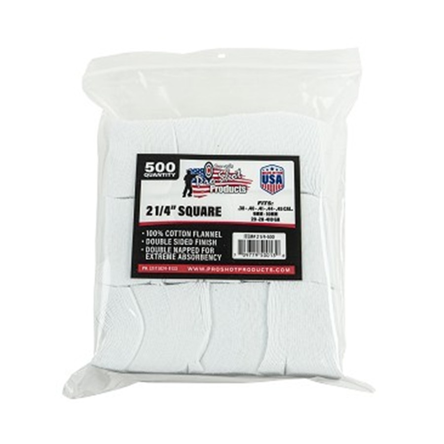 Pro-Shot .38 - .45 Cal. / 20 GA-410 GA.- 21/4" Square , 500 Count