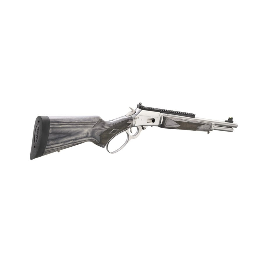 Marlin Model 1894 SBL, 44 REM Mag, 16.1" Polished Stainless, Gray Laminate