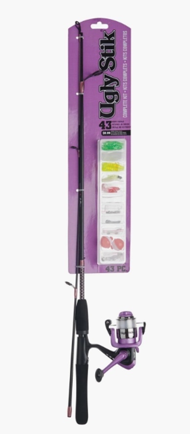 Ugly Stik Complete Ladies Spinning Kit, 5,2:1