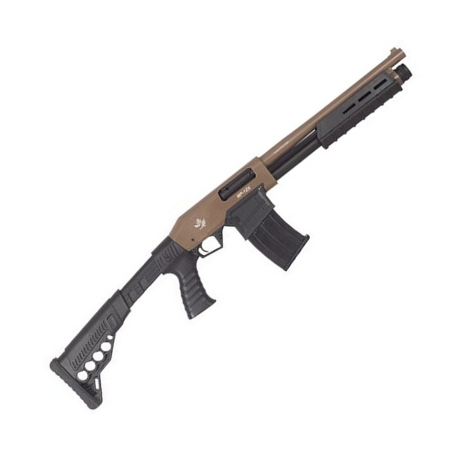 DM Arms MP12-X, Pump Action, 12ga, 13"bbl, 5pc Choke Set