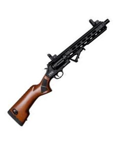 Revolver Shotgun, 410ga, 45 Long Colt, 13" Smoothbore BBL, Tactical, Black