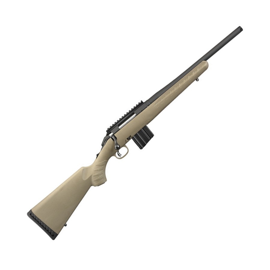Ruger American Rifle Ranch, 350 Legend, 16.4", Matte Black, Flat Dark Earth, Synthetic 5+1