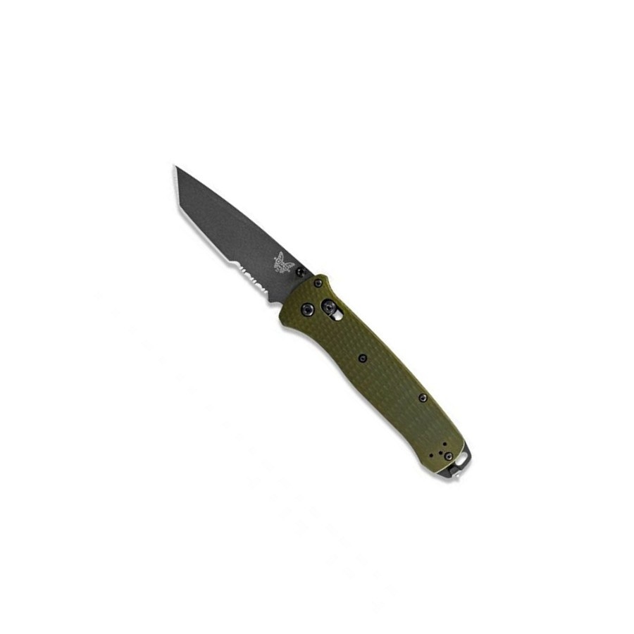 Benchmade Bailout, Axis, Tanto Woodland Green