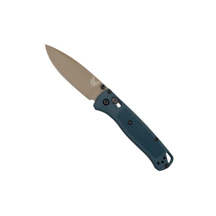 Benchmade Bugout, Axis, Drop Point Crater Blue