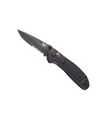 Benchmade Griptilian - Black Grivory - Serrated Drop Point
