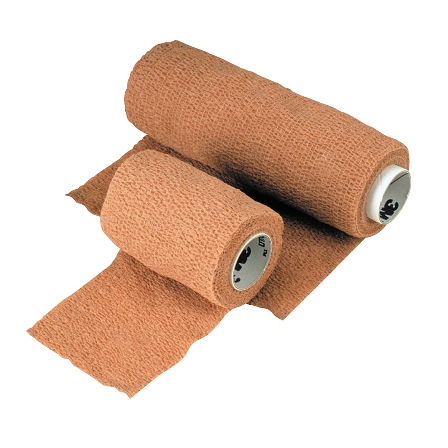 3M Coban™ Latex-Free Wraps, Cut to Size L x 3" W, Class 1, Self-Adherent
