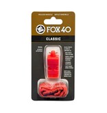 Fox 40 Classic Orange Whistle w/ Lanyard