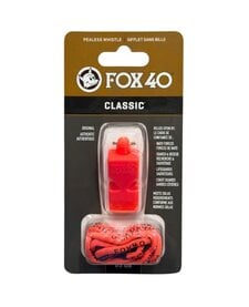 Classic Orange Whistle w/ Lanyard