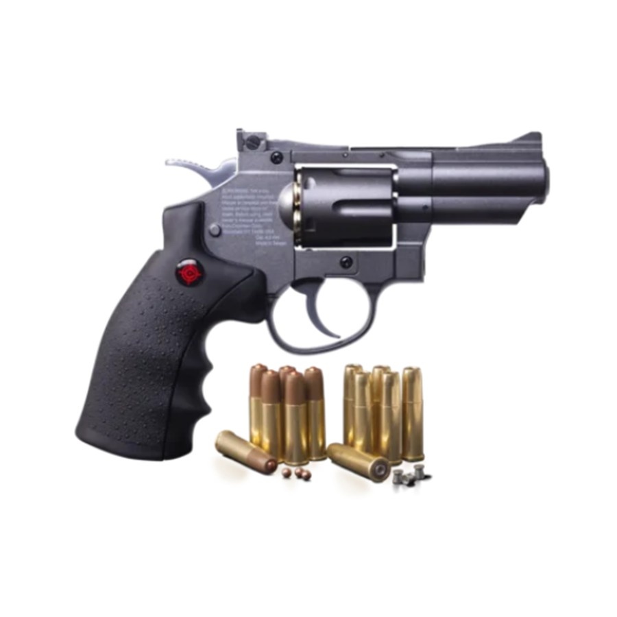 Crosman CO2 Powered DUal Ammo Rull Metal Snub Nose Air Revolver
