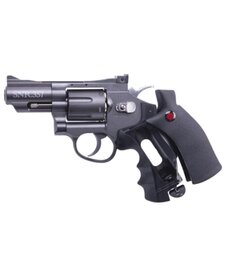 CO2 Powered DUal Ammo Rull Metal Snub Nose Air Revolver