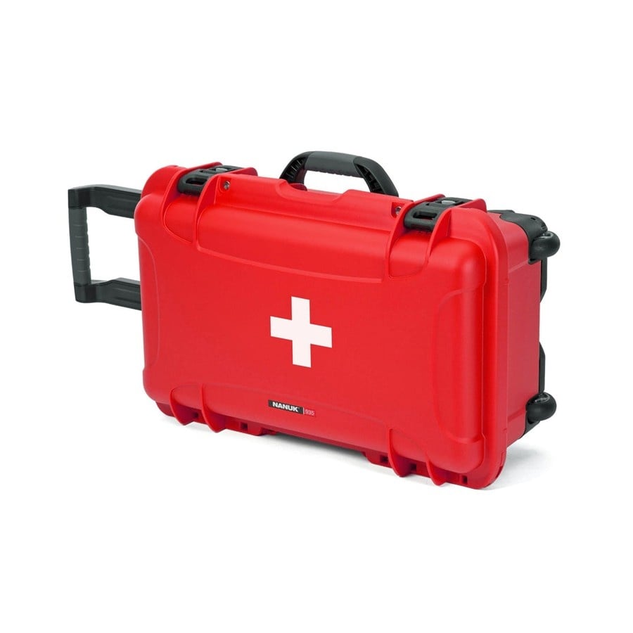 Nanuk Red First Aid Logo Case - Empty