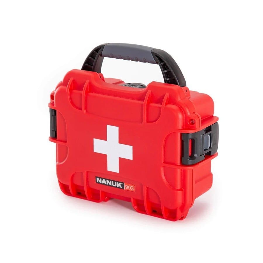 Nanuk Red First Aid Logo Case - Empty
