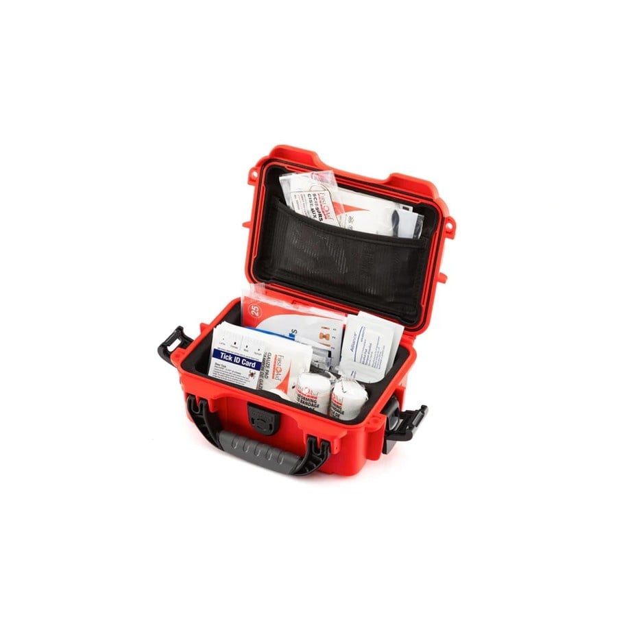 Nanuk Red First Aid Logo Case - With Accessories