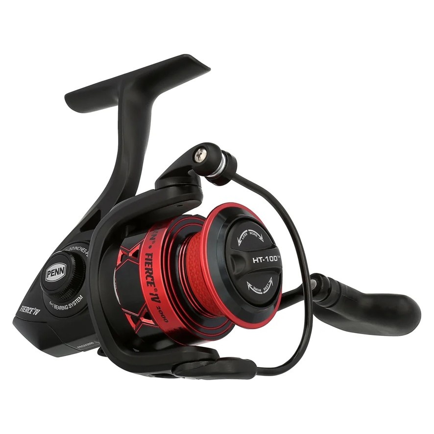 Penn Fierce IV Spinning, Black/Red, 6.2:1
