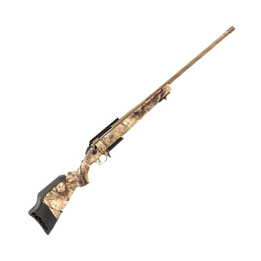 Ruger American Rifle Gen II, Go Wild Camo, 22", Burnt Bronze Cerakote
