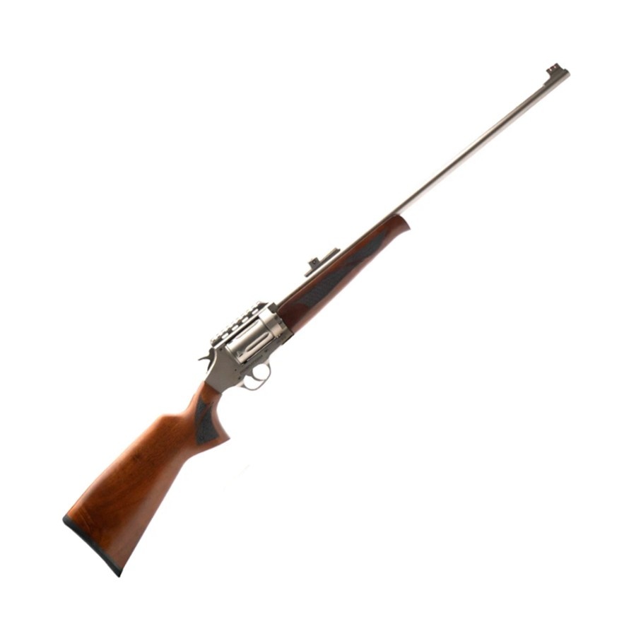 Federation Firearms RS-410,  Revolver 410ga , Shotgun Walnut Stock Nickel Finish