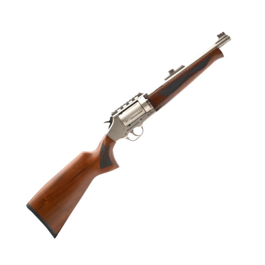 Federation Firearms RS-410,  Revolver 410ga , Shotgun Walnut Stock Nickel Finish