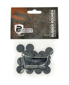 P2P, Rubber Balls, 20pk, Black