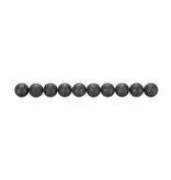 P2P, 50 cal, Rubber Balls, 10ct Tube, Black
