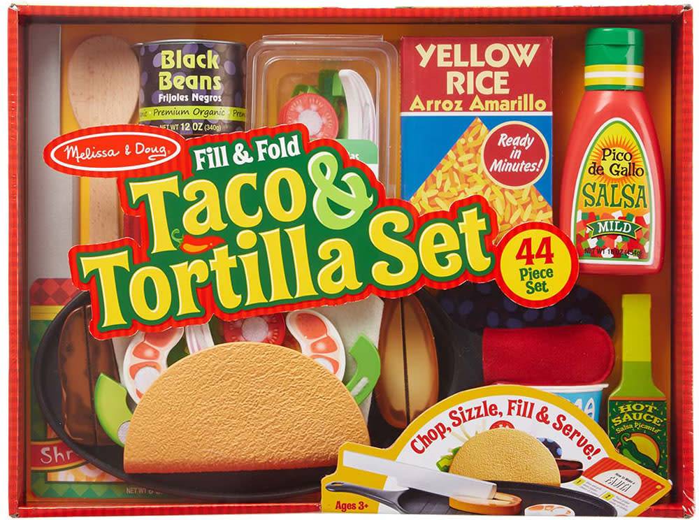 melissa and doug felt taco and burrito set