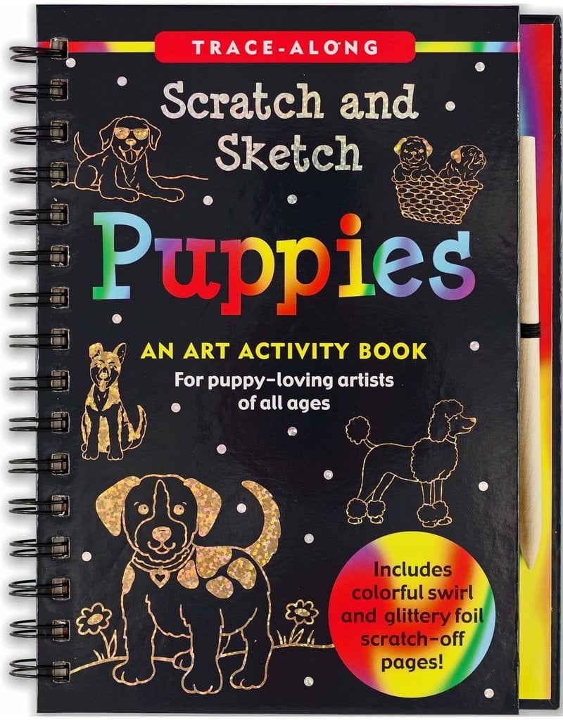 Peter Pauper Scratch and Sketch Puppies