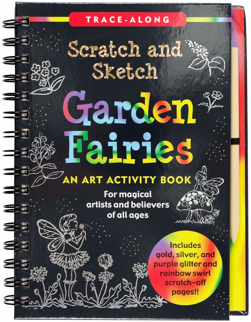 Peter Pauper Scratch and Sketch Garden Fairies