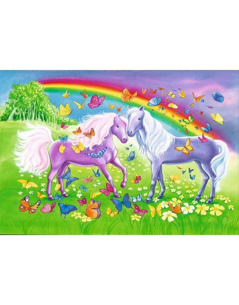 Ravensburger Rainbow Horses 2x24