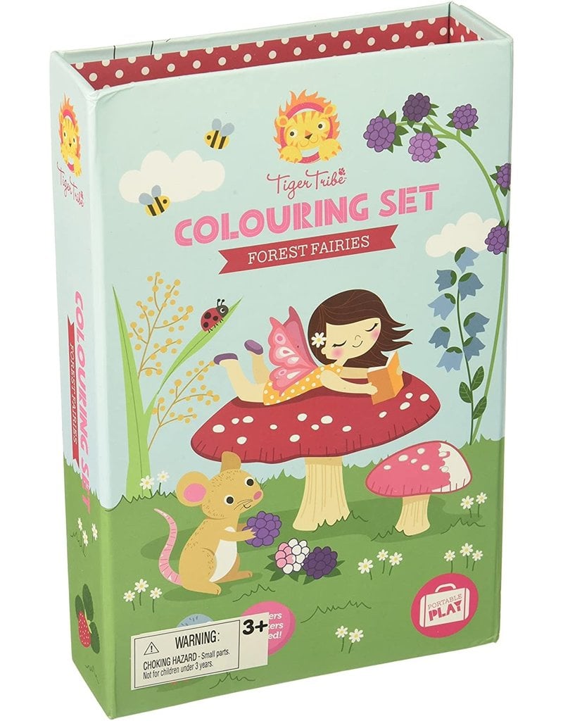 Tiger Tribe Forest Fairies Colouring Set