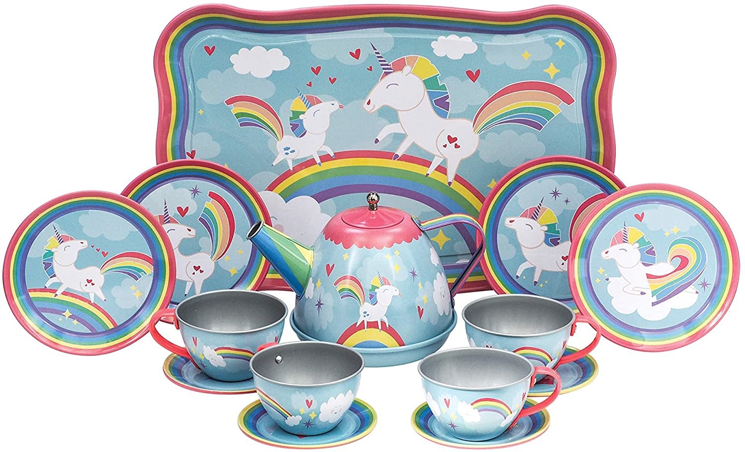 unicorn tea set