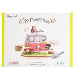 Hands Craft Happy Camper, DIY Miniature Dollhouse Kit
