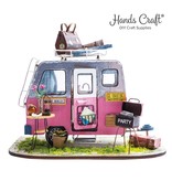 Hands Craft Happy Camper, DIY Miniature Dollhouse Kit