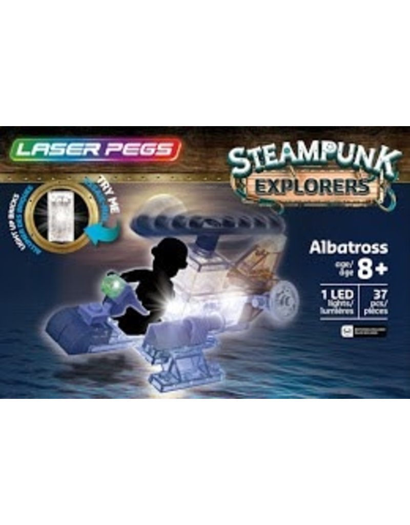 Laser Pegs Steampunk Explorers Albatross Copter