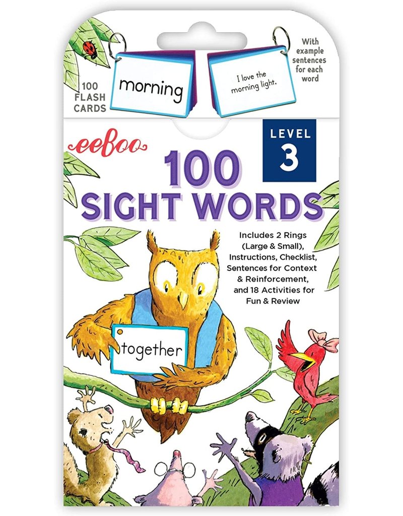 Eeboo 100 Sight Words Level 3
