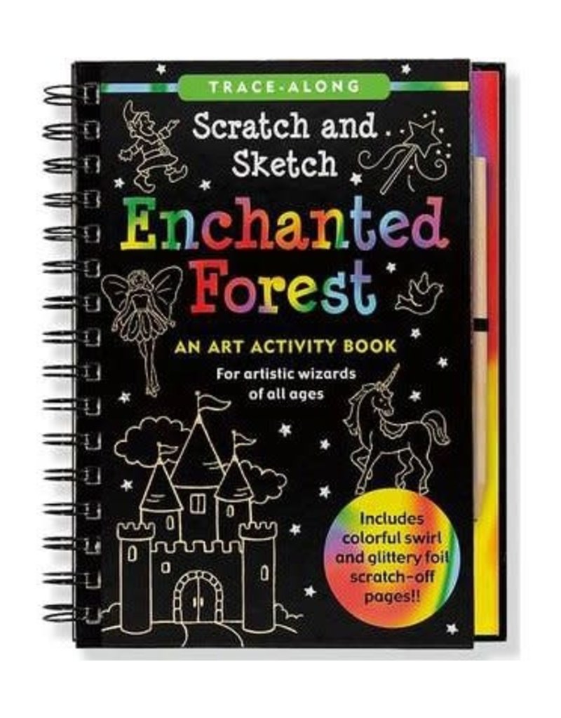 Peter Pauper Scratch and Sketch Enchanted Forest