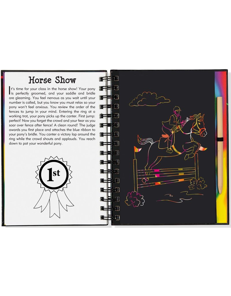 Peter Pauper Scratch and Sketch Horses