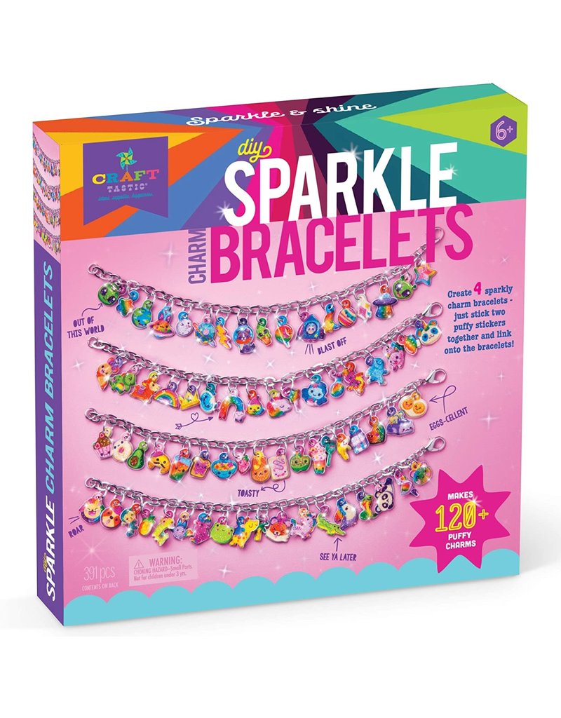 Ann Williams Craft-tastic DIY Sparkle Charm Bracelets
