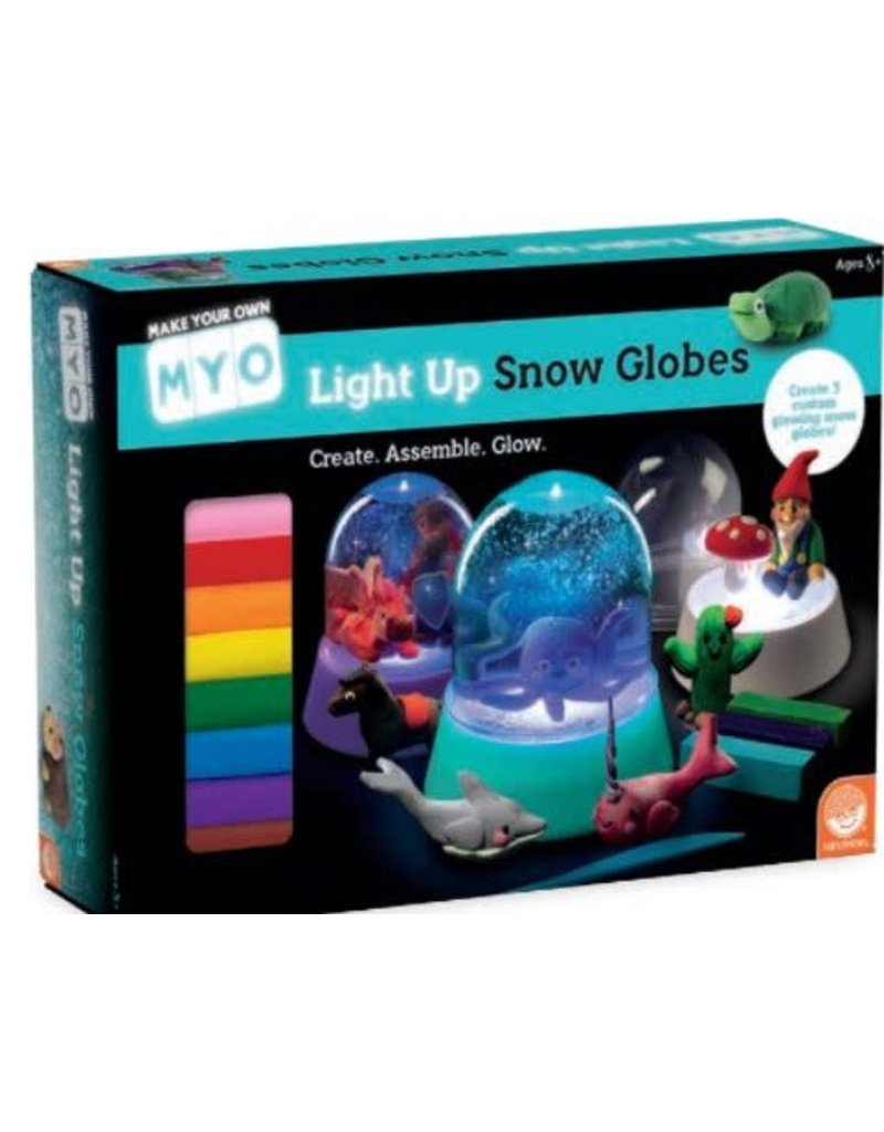 Mindware MYO Light Up Snow Globes
