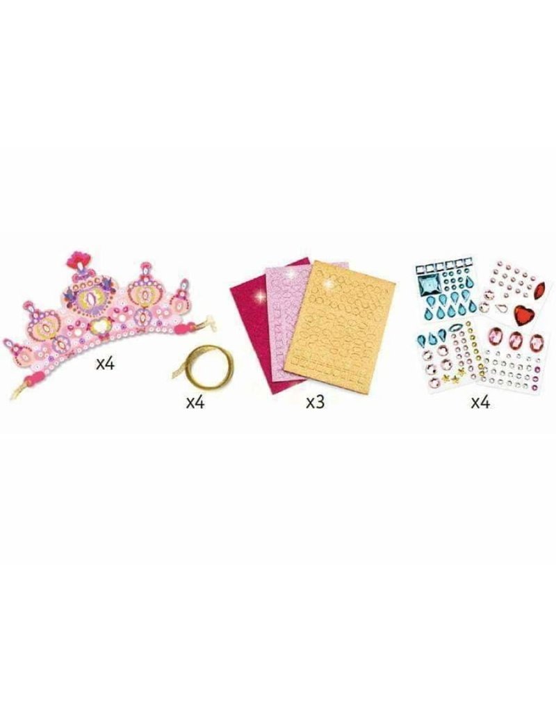 djeco Like a Princess DIY Crowns Craft Kit