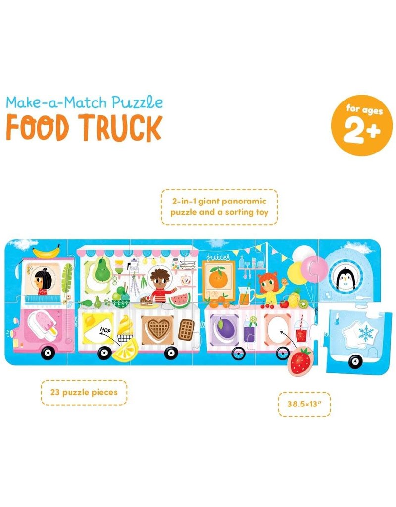 banana panda Make-a-Match Puzzle Food Truck