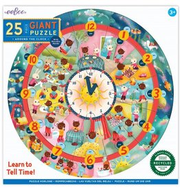 Eeboo Giant Clock Puzzle - 25 pc