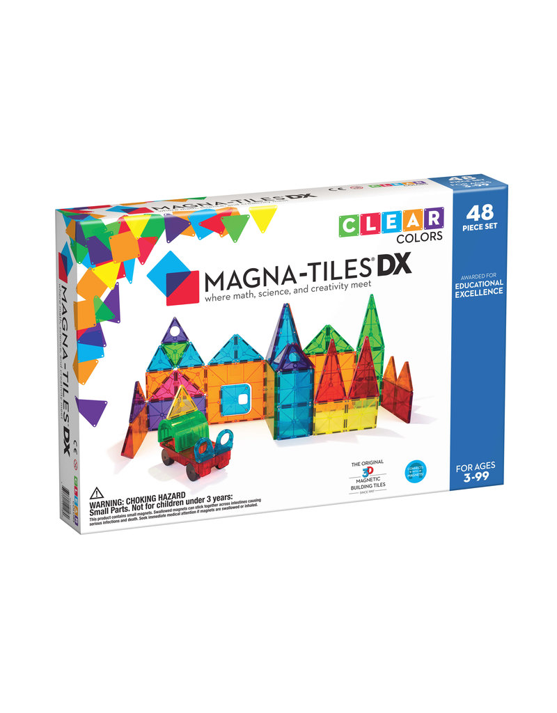 Valtech Magna-Tiles 48 pc Clear Colors