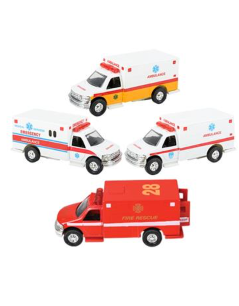 Die Cast Rescue Ambulance (1 pc asst. colors)