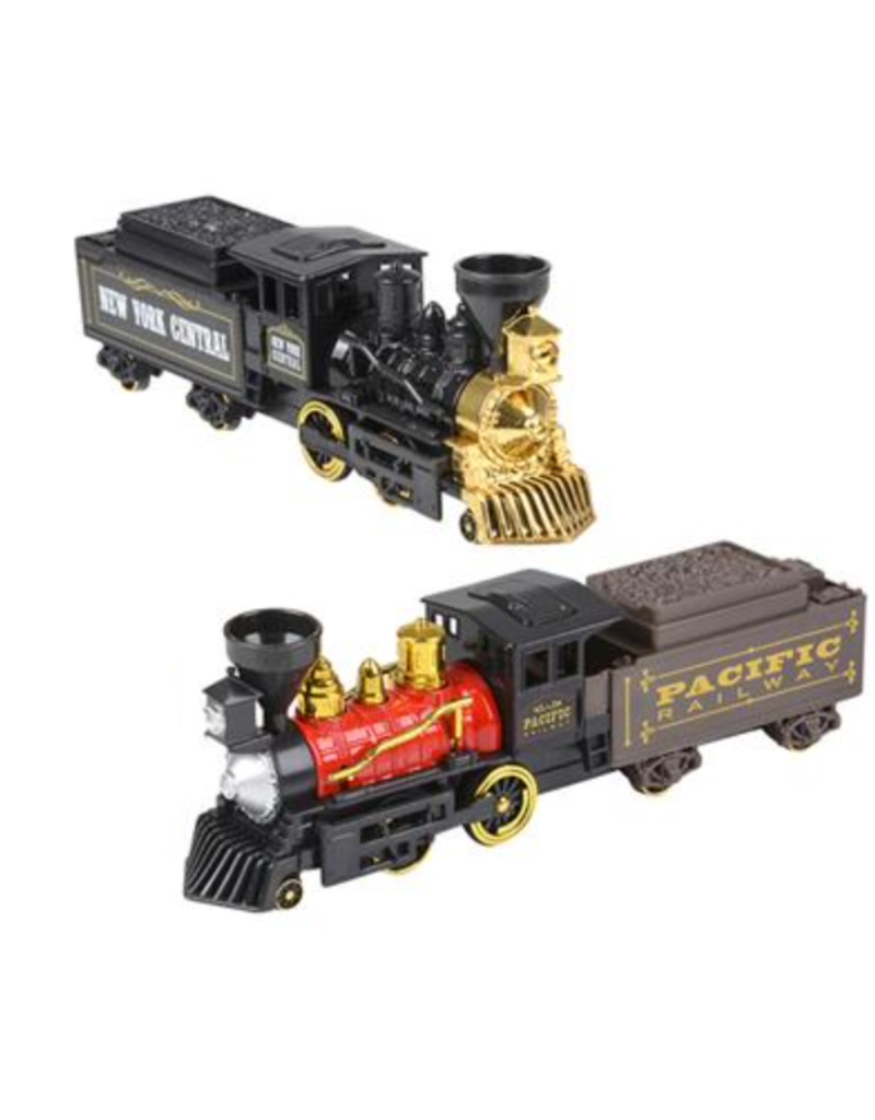 10" Steam Engine Locomotive Die Cast (1 pc asst colors)