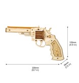 Hands Craft DIY 3D Puzzle: Corsac M60 Rubber Band Gun