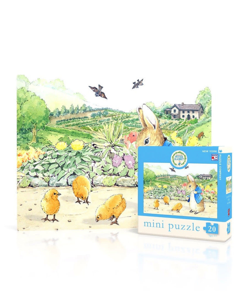 New York Puzzle Co Beatrix Potter-Spring Chicks Mini 20 pc