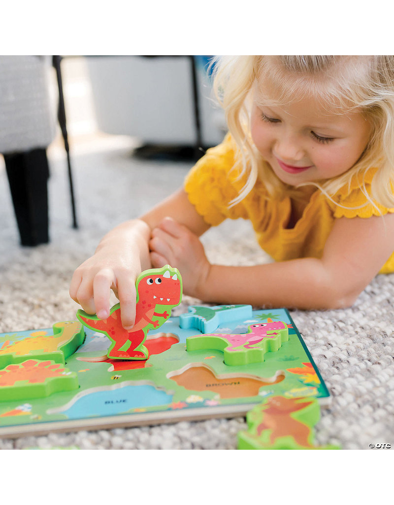 Peaceable Kingdom My First Wooden Puzzle: Dinosaurs